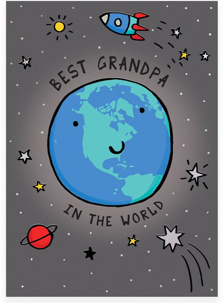 Father's Day Greeting Card Best Grandpa In The World