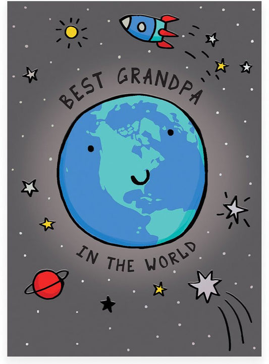Father's Day Greeting Card Best Grandpa In The World