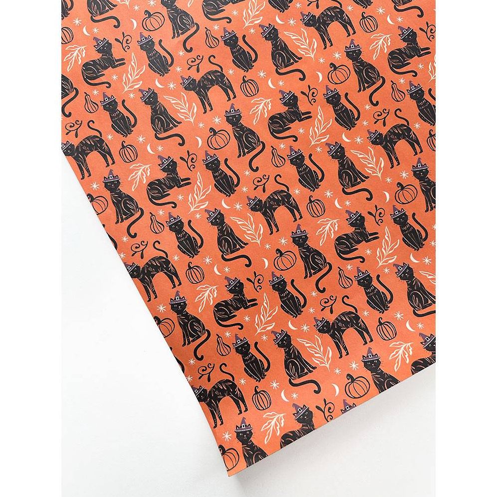 Halloween Cats 30" x 20" Flat Wrap sheet