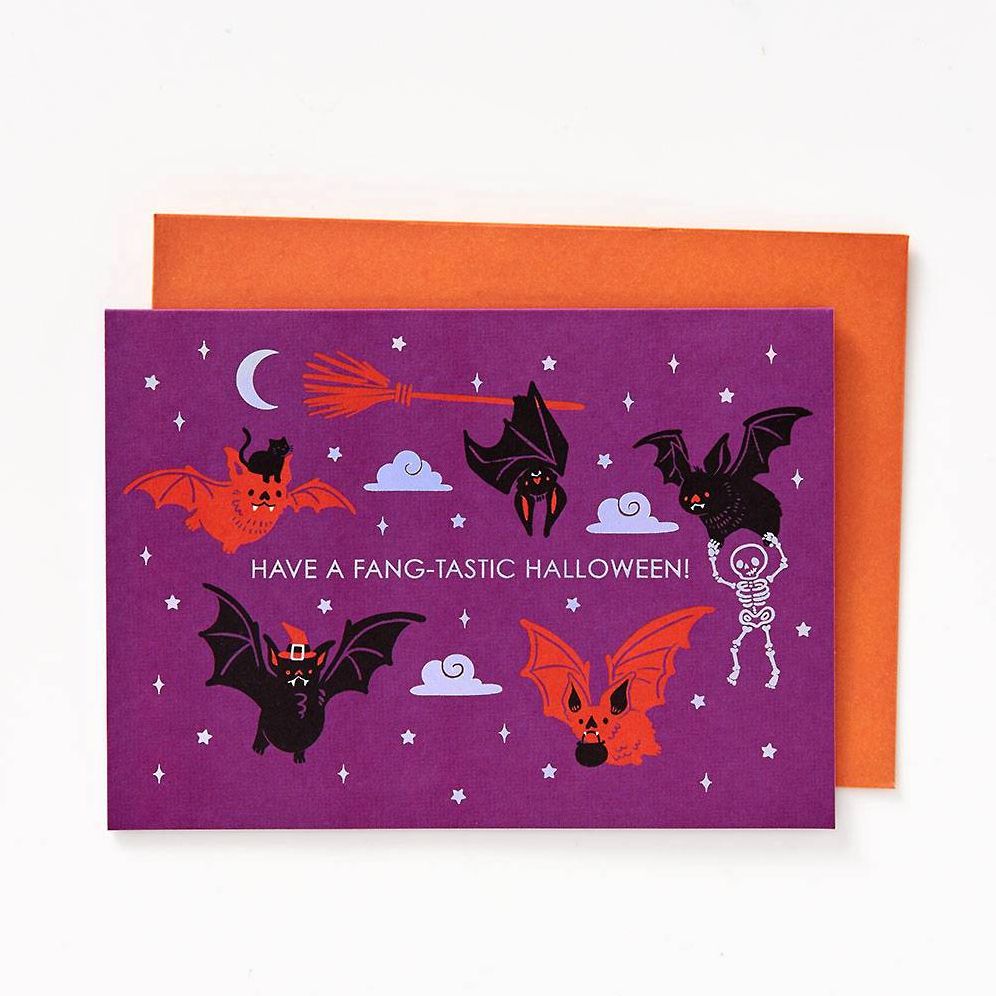 HALL OFF/FOIL A6 Fangtastic Bats FLD