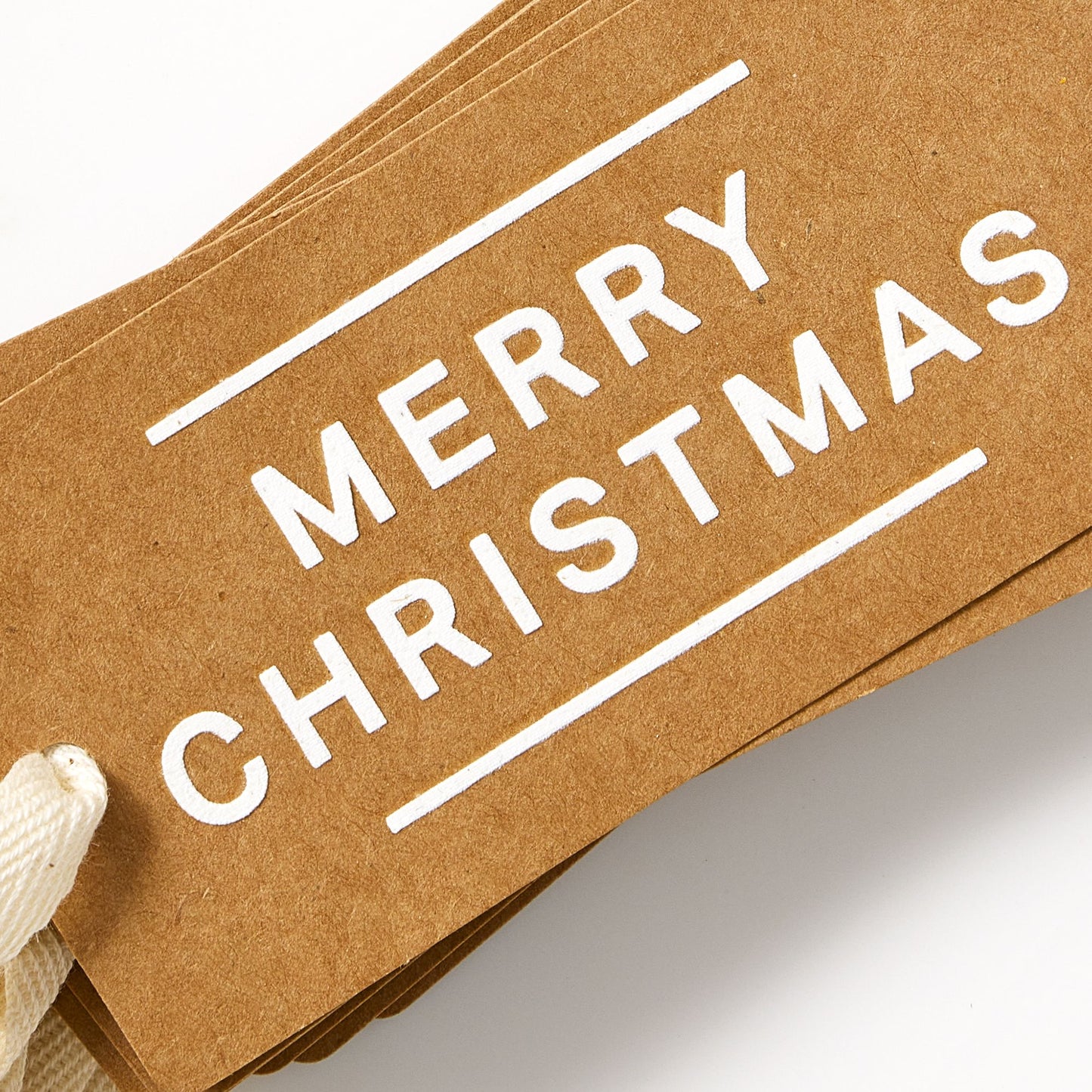 Kraft Merry Christmas Gift Tags S/10