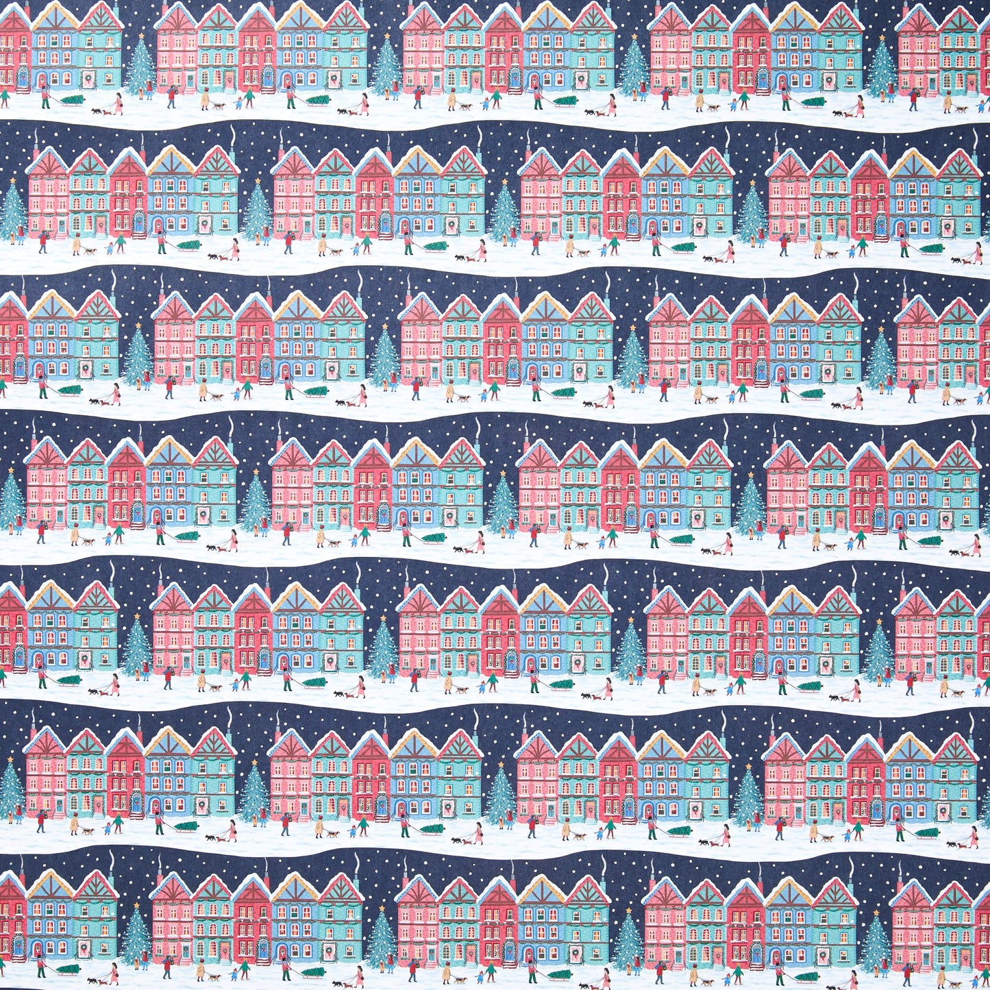 Christmas Town 20x30 Flat Wrap