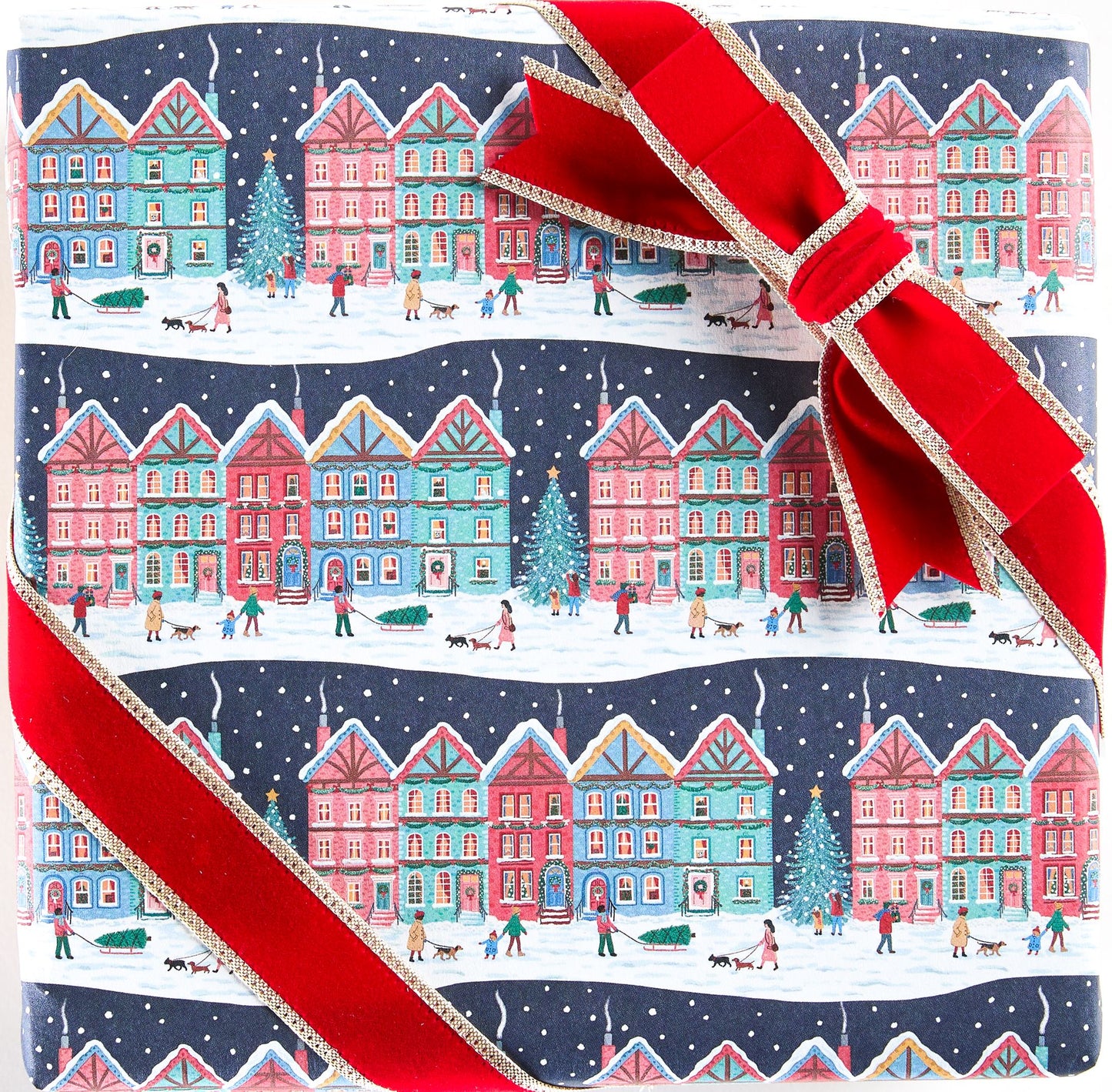 Christmas Town 20x30 Flat Wrap