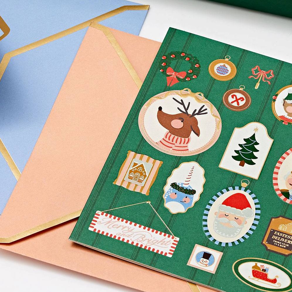 XMAS OFF/FOIL A2 North Pole Portraits FLD S/12