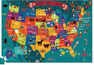 Puzzle & Poster -USA 200 pc