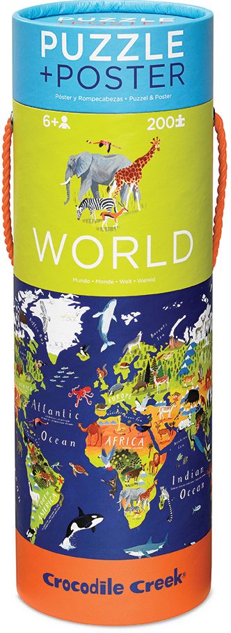 Puzzle & Poster -World 200 pc