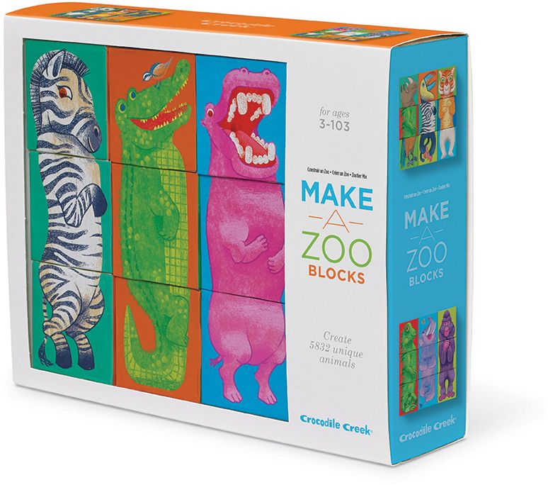 Make a Zoo Blocks - 9 piece set