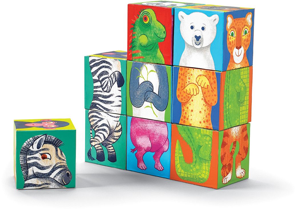 Make a Zoo Blocks - 9 piece set
