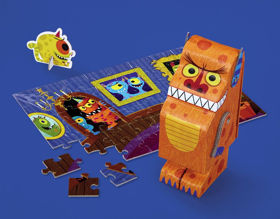 Creatures Puzzle & Play - Monster 48 pc Puzzle