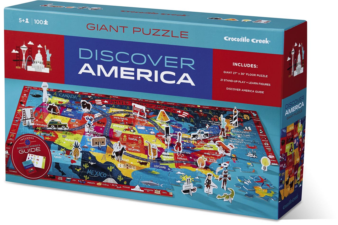 Discover America 100 pc Giant Puzzle