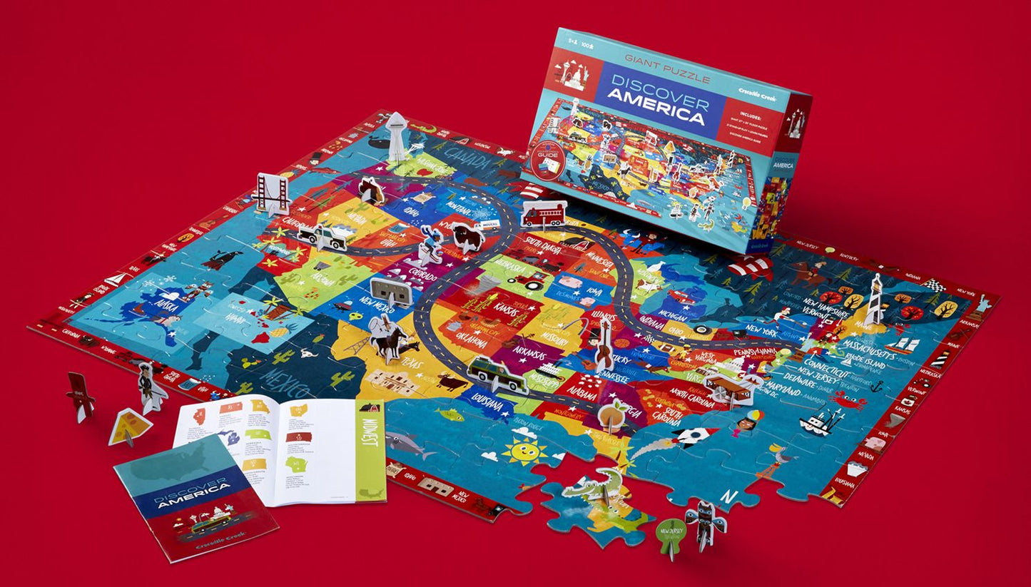 Discover America 100 pc Giant Puzzle