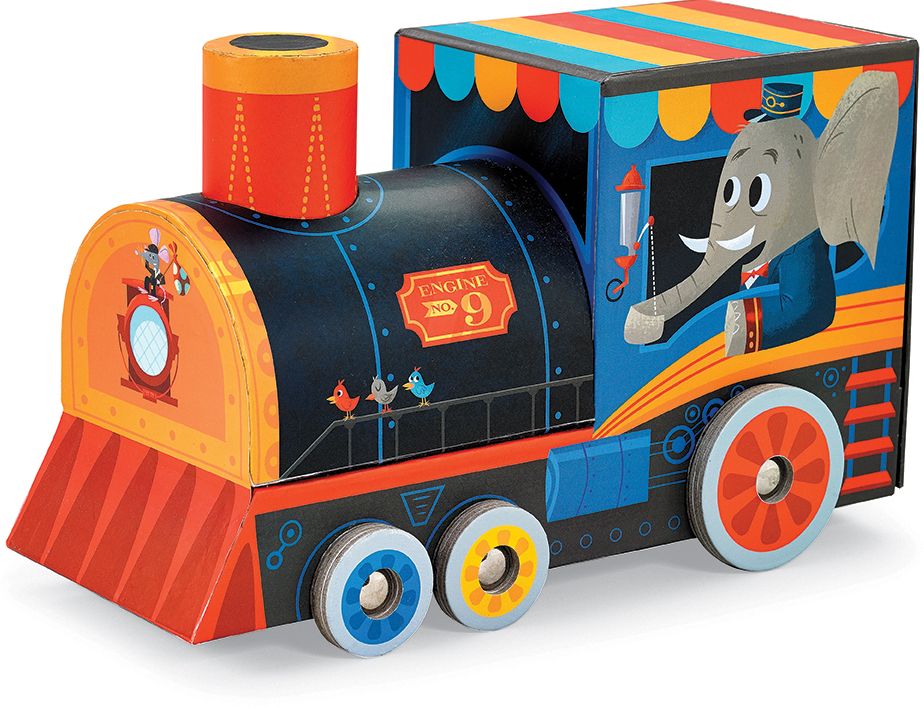 Train Station Puzzle & Play - 24 pc Puzzle