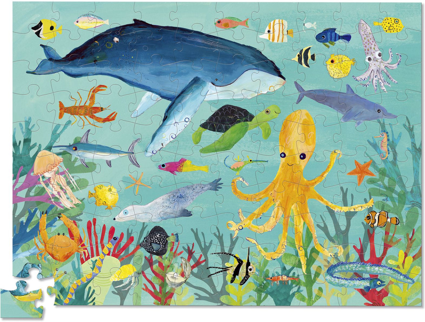 36 Ocean Animals 100 pc Puzzle