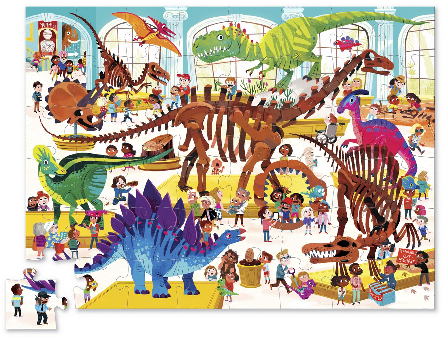 Day at the Museum - Dinosaur 48 pc Puzzle