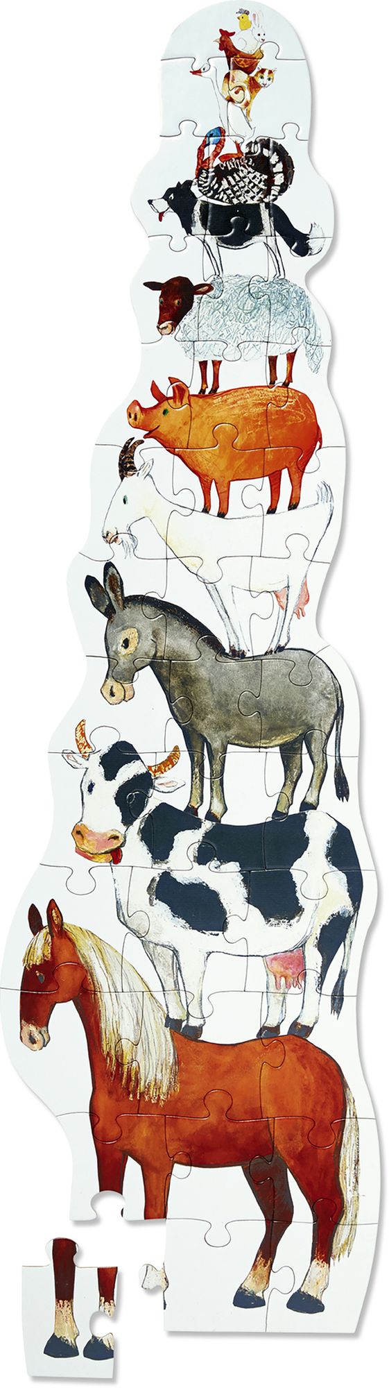 Barnyard Tower 36 pc Floor Puzzle