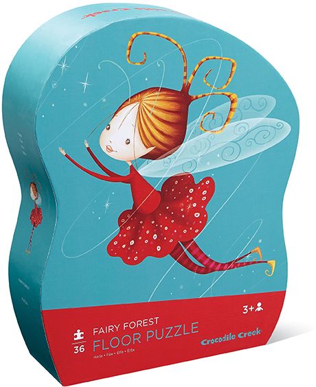Fairy Forest 36 pc shaped box floor puzzle