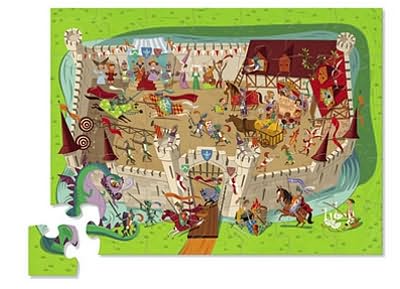 Shaped Box Flr Puzzle/Knights Castle
