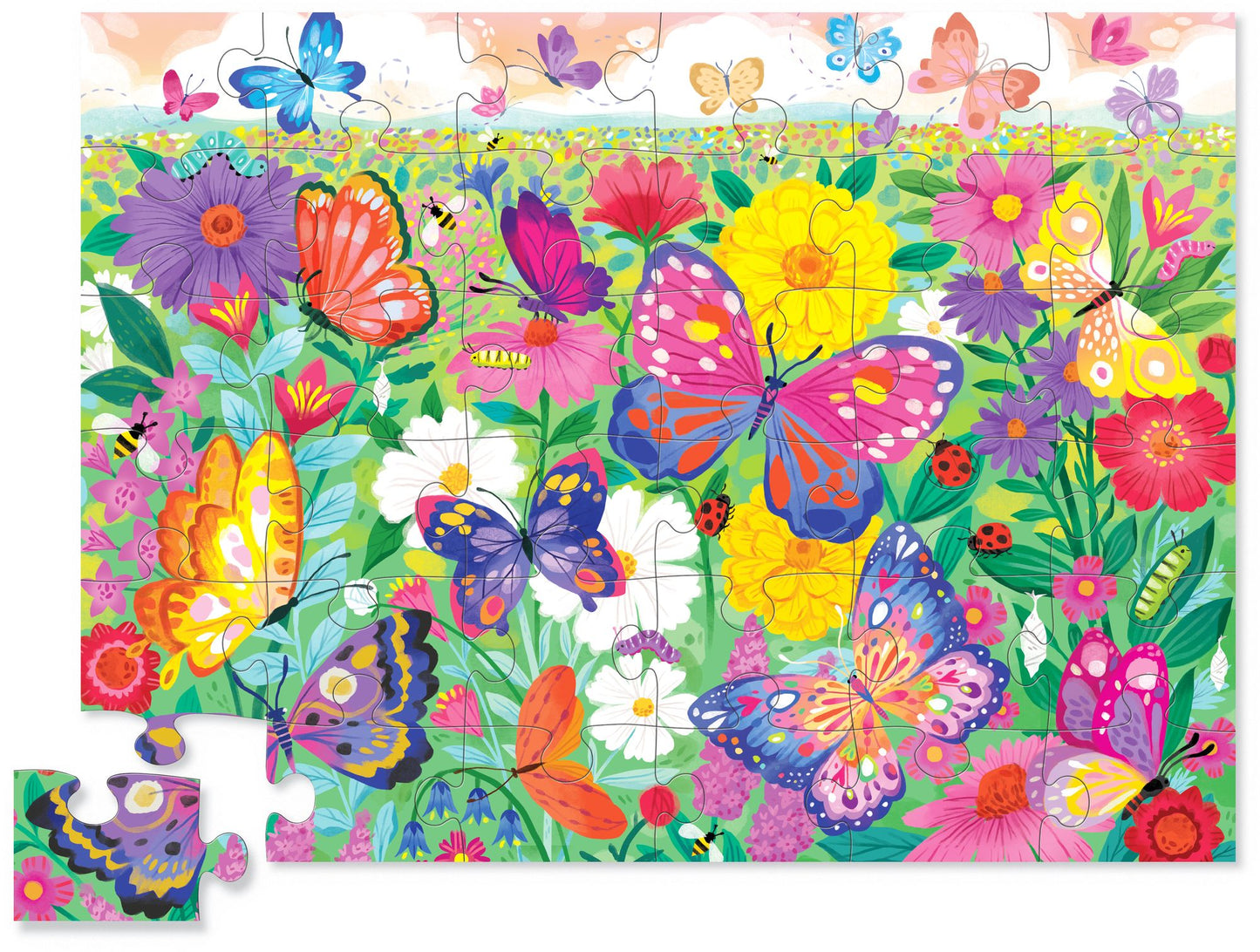 Butterfly Magic 36 pc floor puzzle