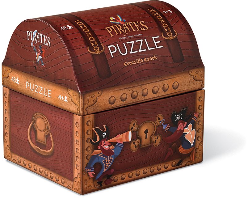 Pirate's Treasure 48 pc double fun puzzle
