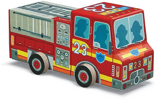 Fire Truck Spin 'n Play Puzzle