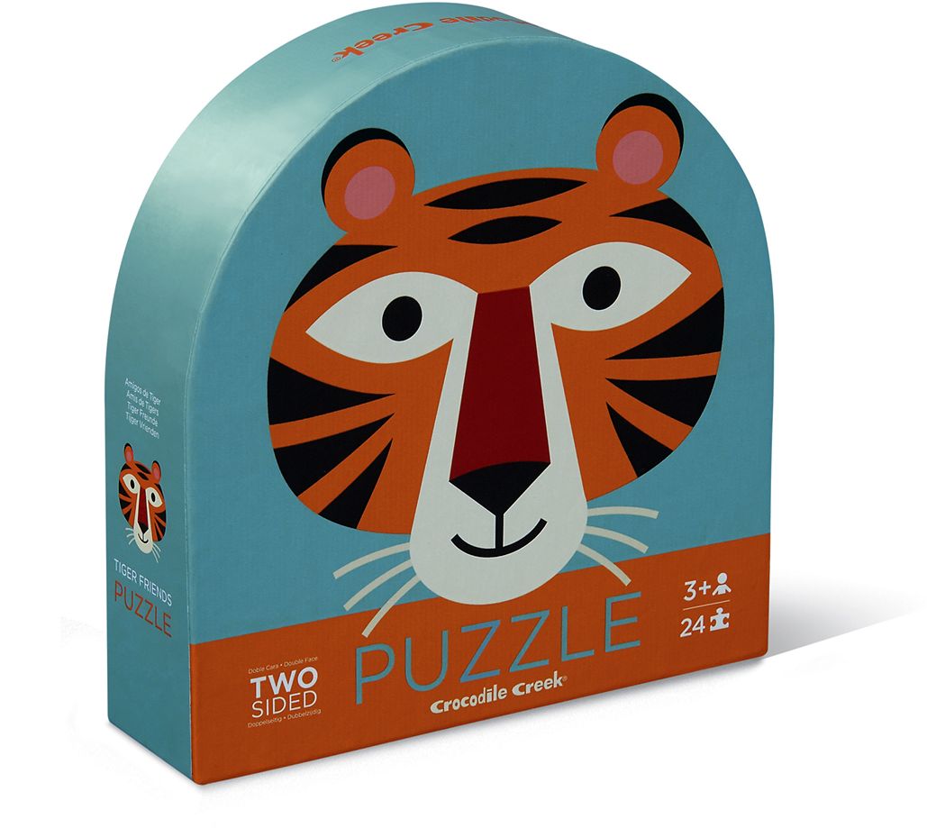 Tiger Friends Double Sided 24 pc Puzzle