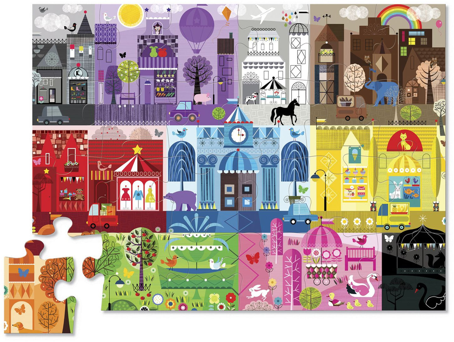 Color City 24 pc Floor Puzzle
