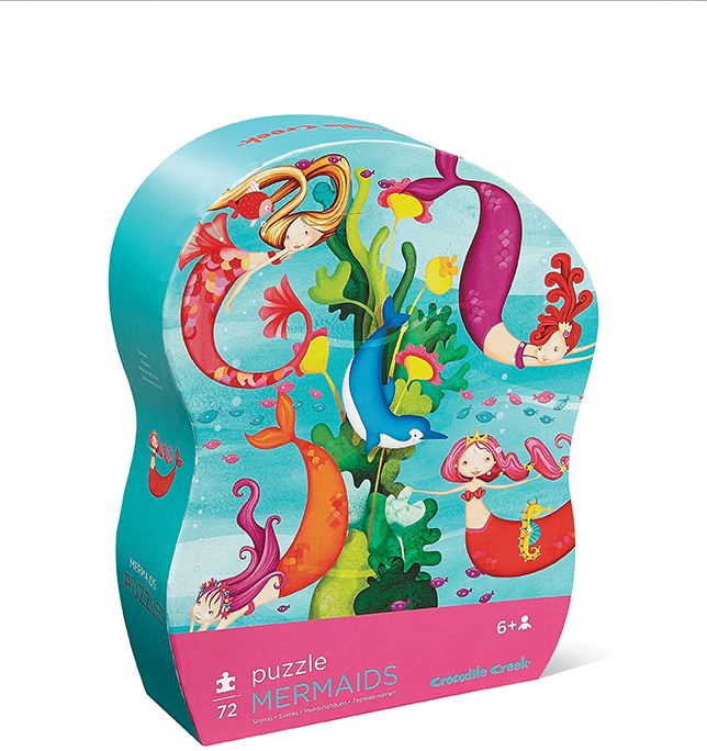 Mermaids 72 pc learn & play puzzle