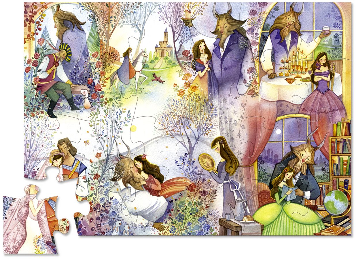 Beauty and the Beast Once Upon A Puzzle