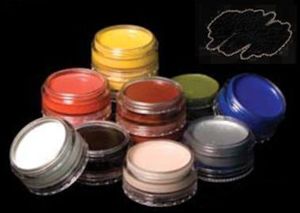 Cinema Secrets CC038C - Black Cream Makeup - .125 Oz - Carded