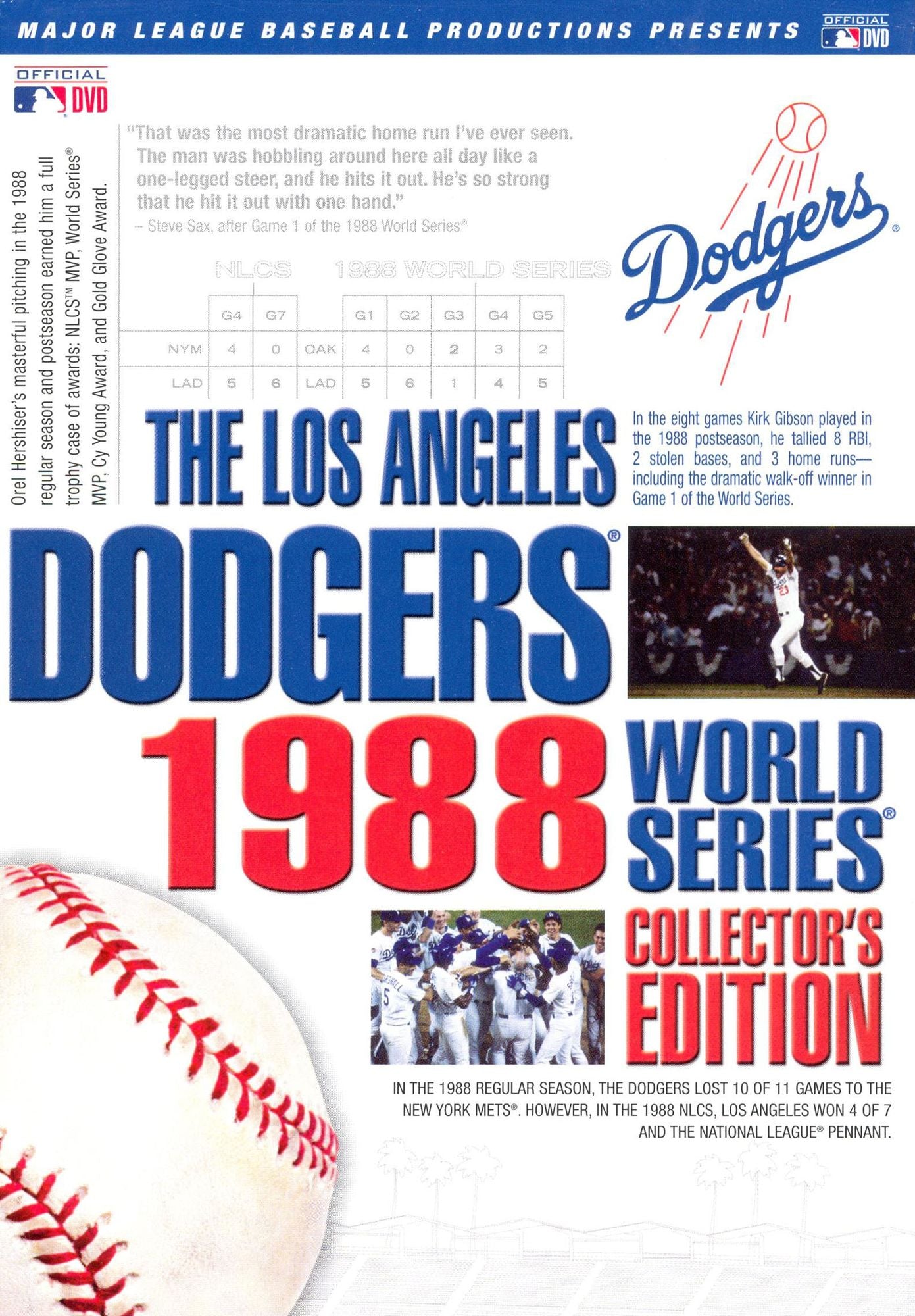 The Los Angeles Dodgers: 1988 World Series Collector's Edition [7 Discs]