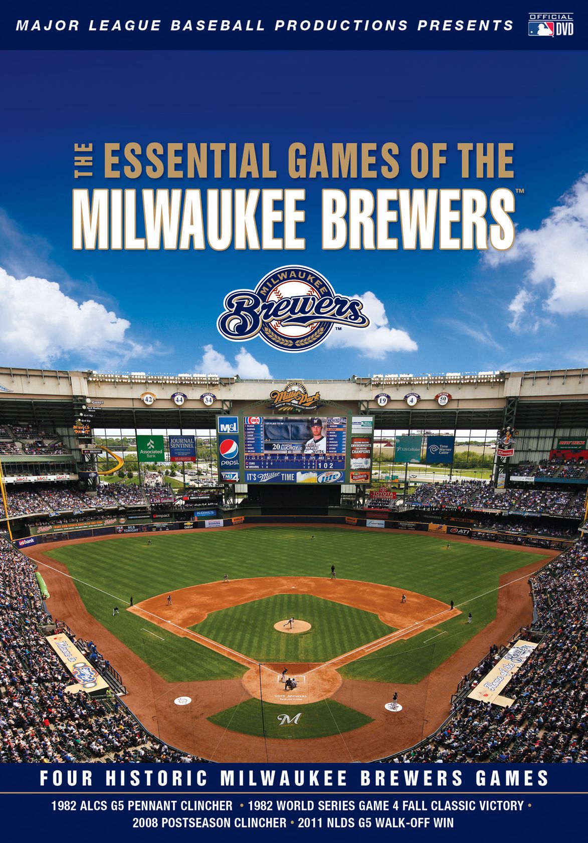 MLB: Essential Games of the Milwaukee Brewers [4 Discs]