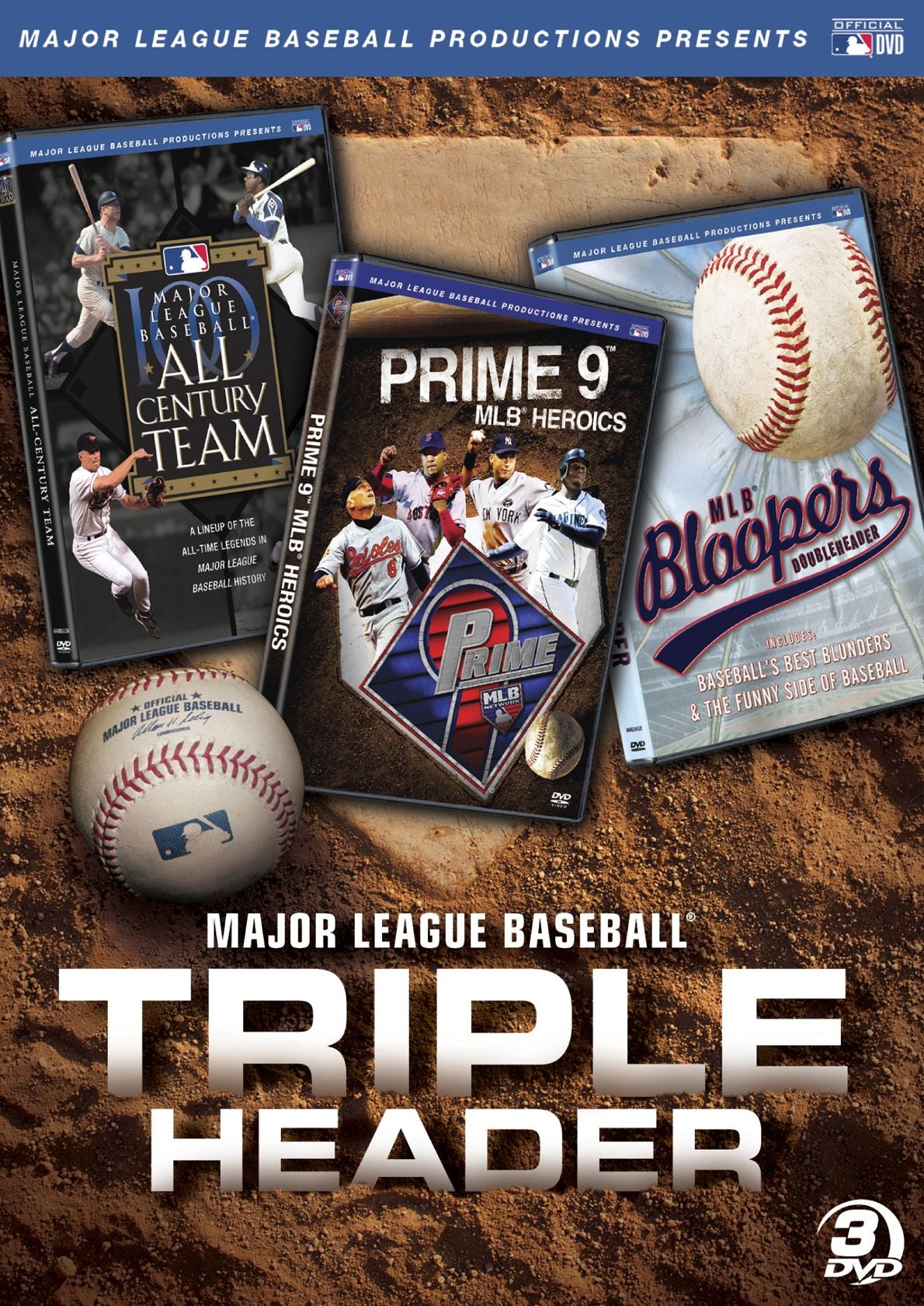 MLB: Major League Baseball Triple Header [3 Discs]