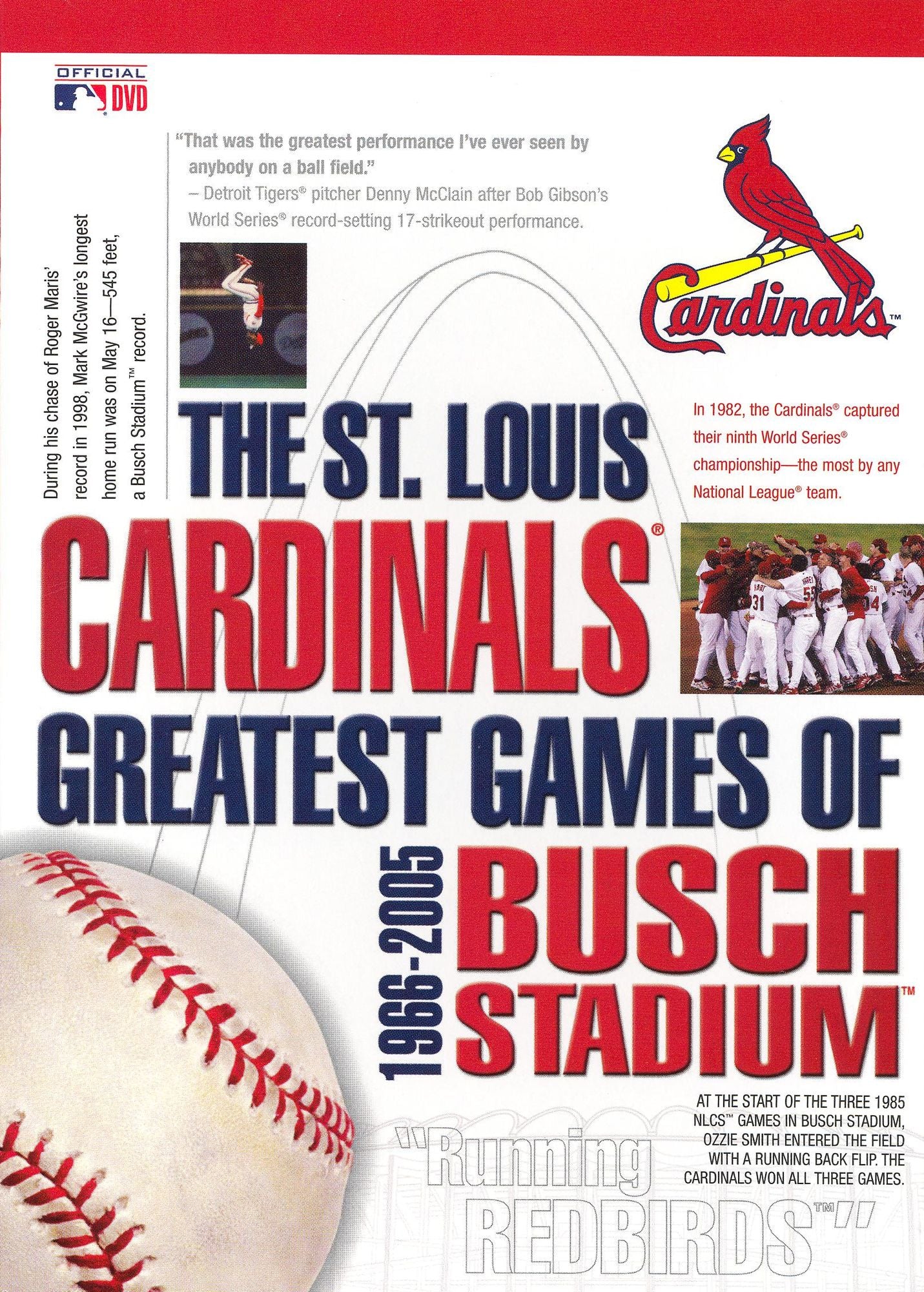 St. Louis Cardinals: Greatest Games of Busch Stadium 1966-2005