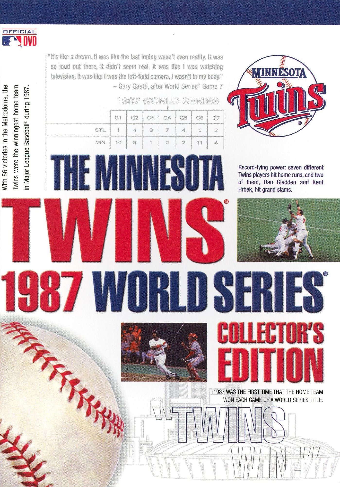 The Minnesota Twins: 1987 World Series [Collector's Edition]