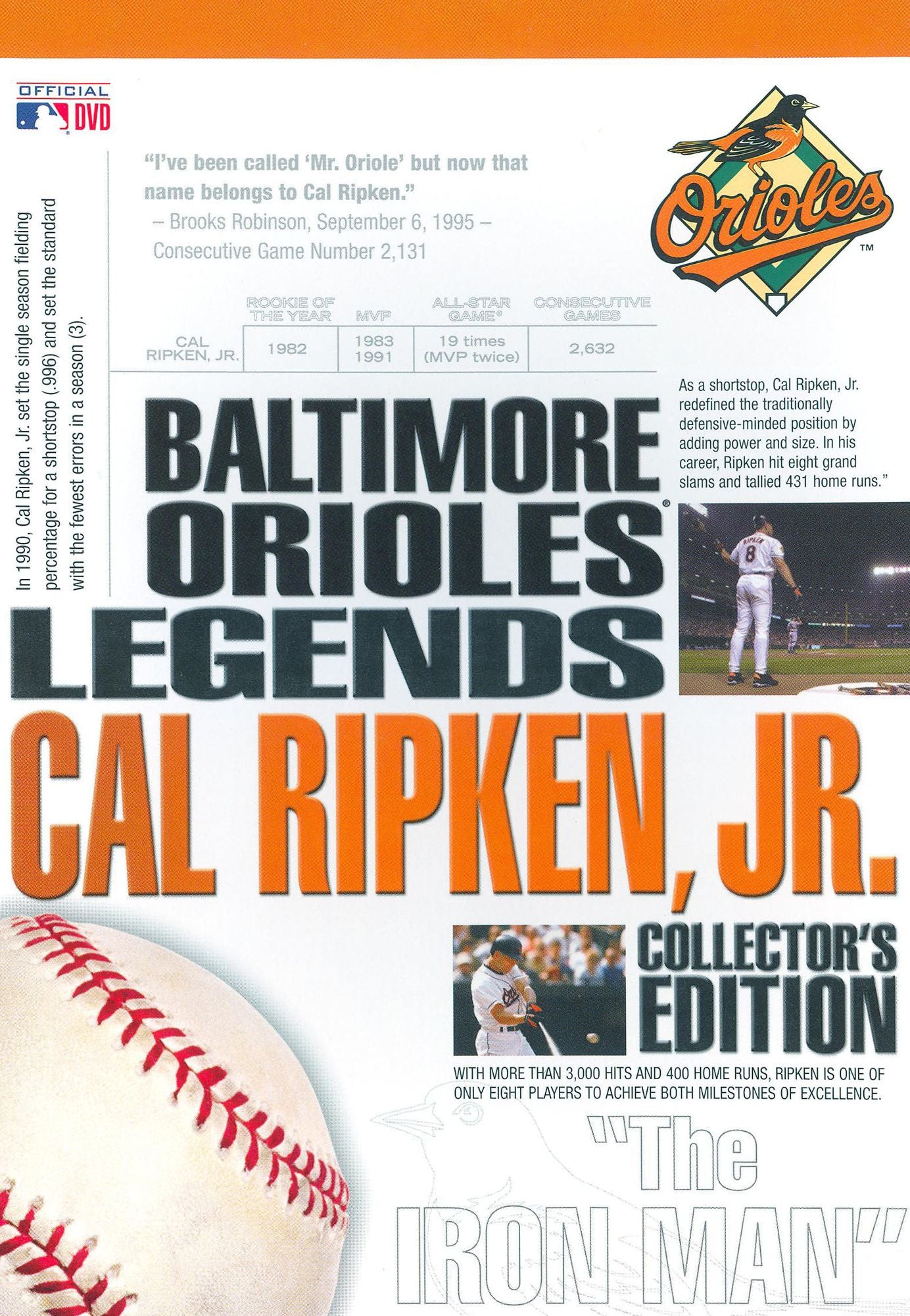 MLB: Legends - Baltimore Orioles Cal Ripken Jr.