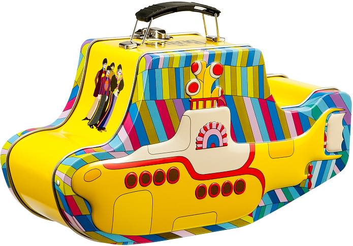 Yellow Submarine Beatles Metal Tote with handle