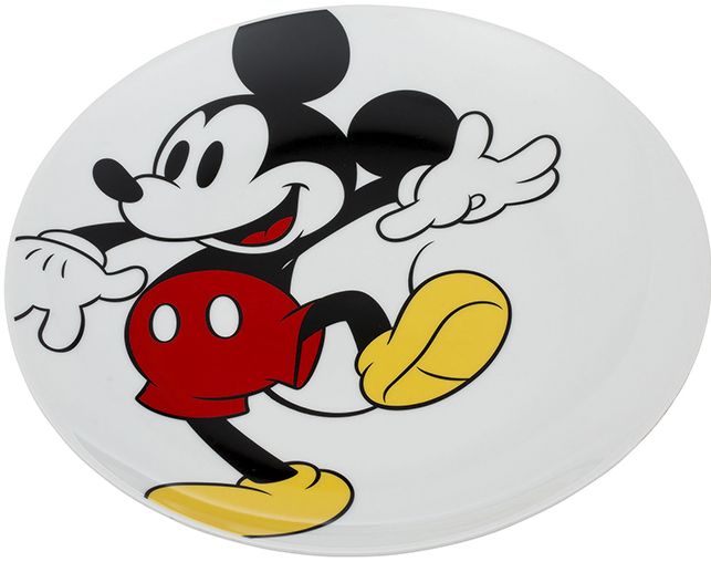 Disney Mickey Mouse 4 pc. 10 in. Ceramic Plate Set