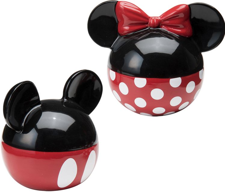 Disney Mickey & Minnie Mouse Ceramic Salt & Pepper Set