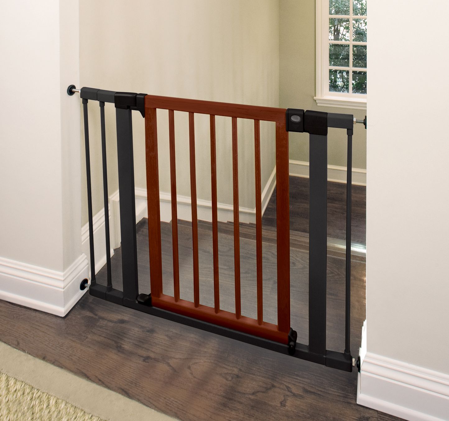 Wood and Steel Designer Gate