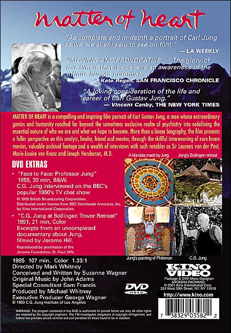 Matter of Heart: The Extraordinary Journey of C.G. Jung