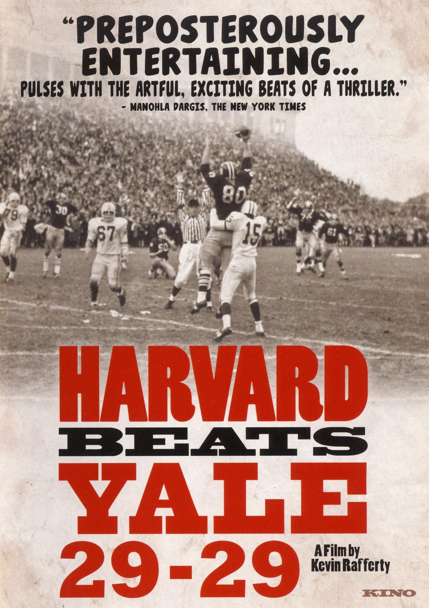 Harvard Beats Yale 29-29