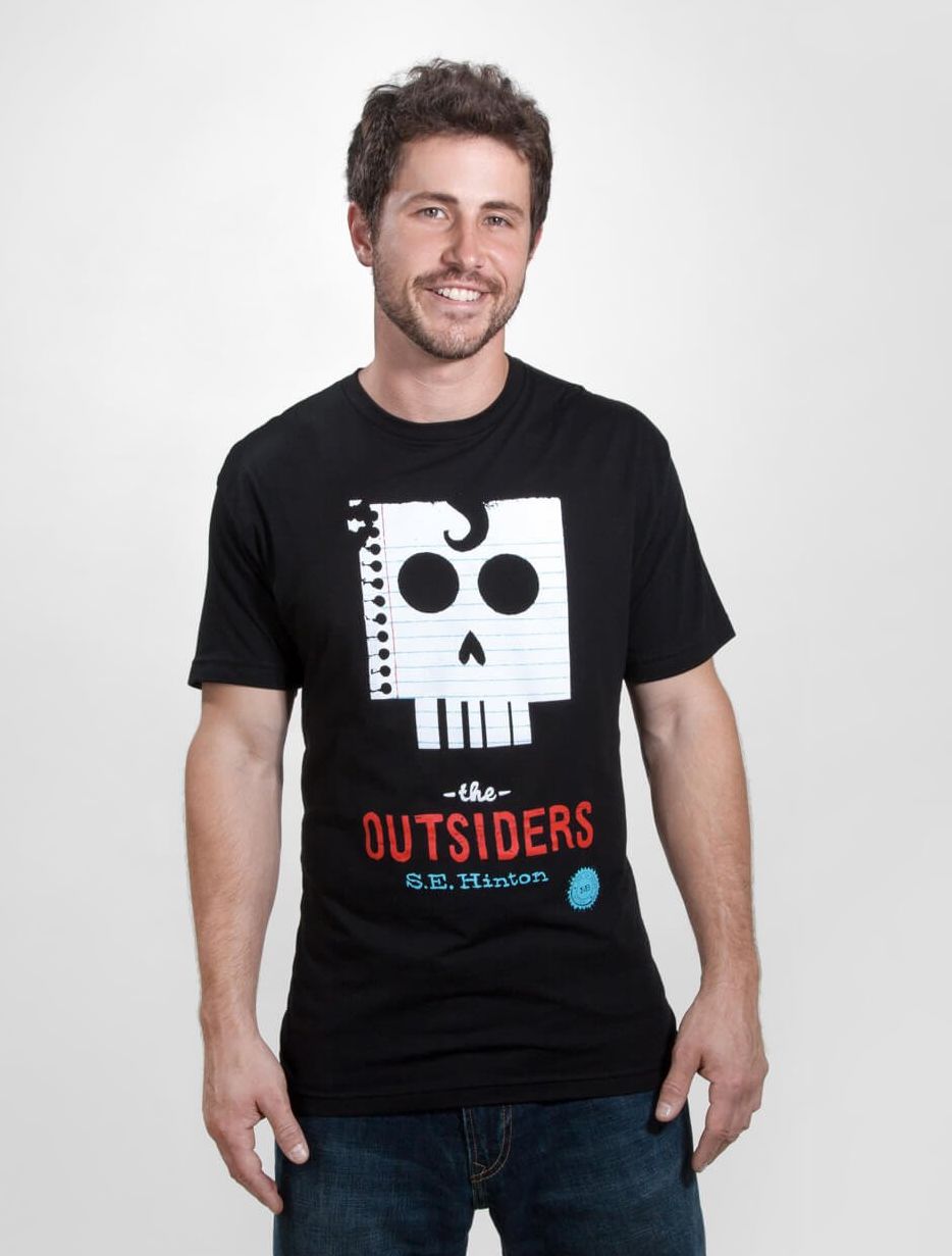 Outsiders S.E. Hinton Black Unisex Tee (L)