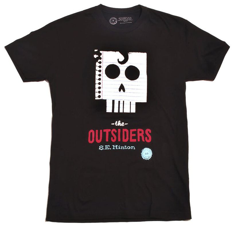 Outsiders S.E. Hinton Black Unisex Tee (Xl)