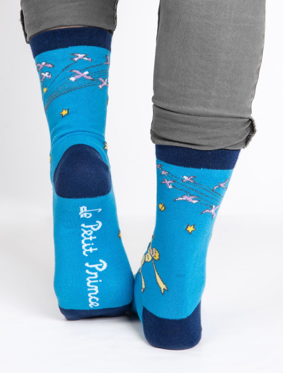 Little Prince Crew Socks Unisex 10-13 1 Pair