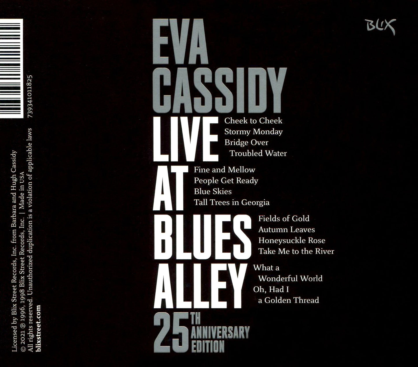 Live At Blues Alley (25Th Anniversary Edition)