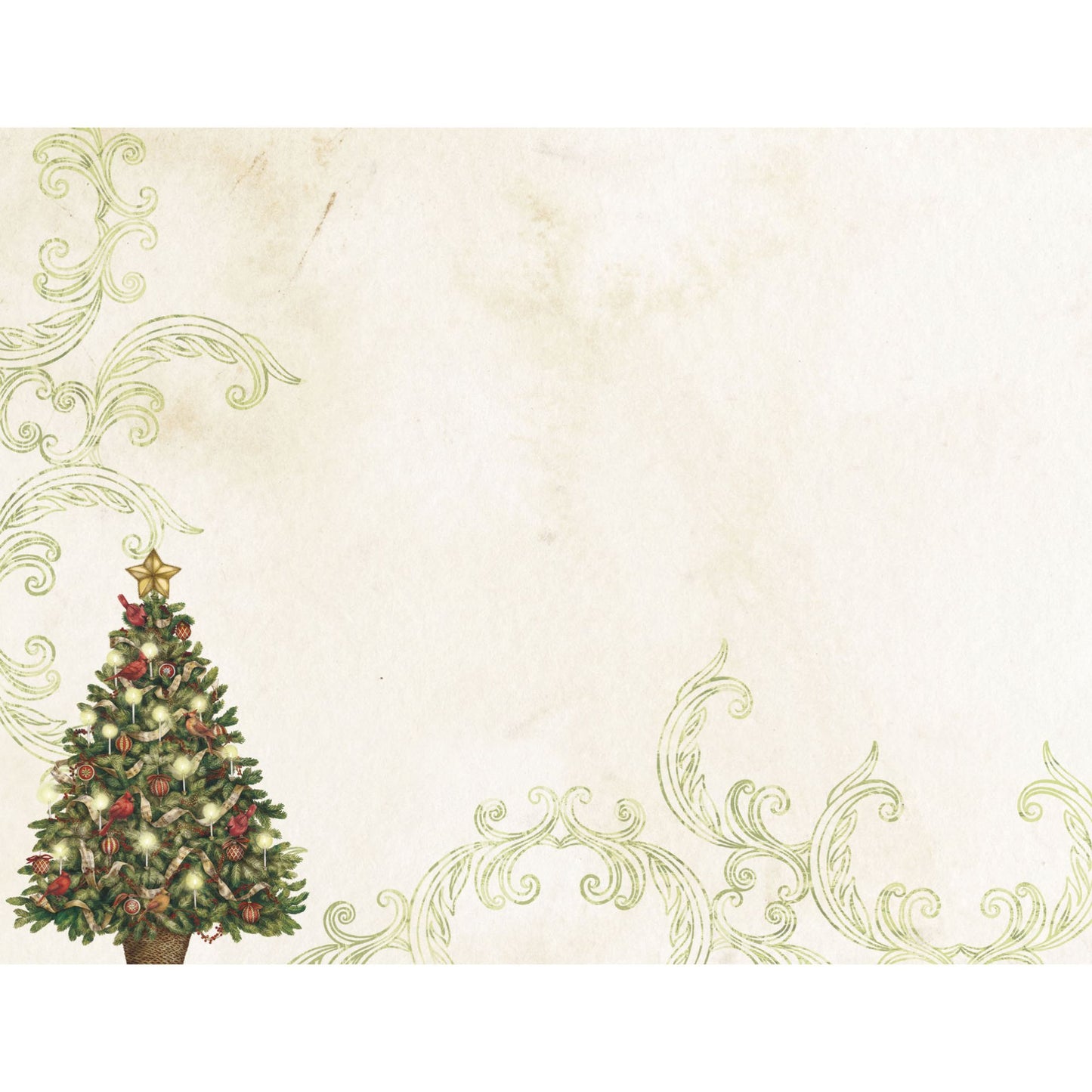 Christmas Tree Christmas Boxed Card