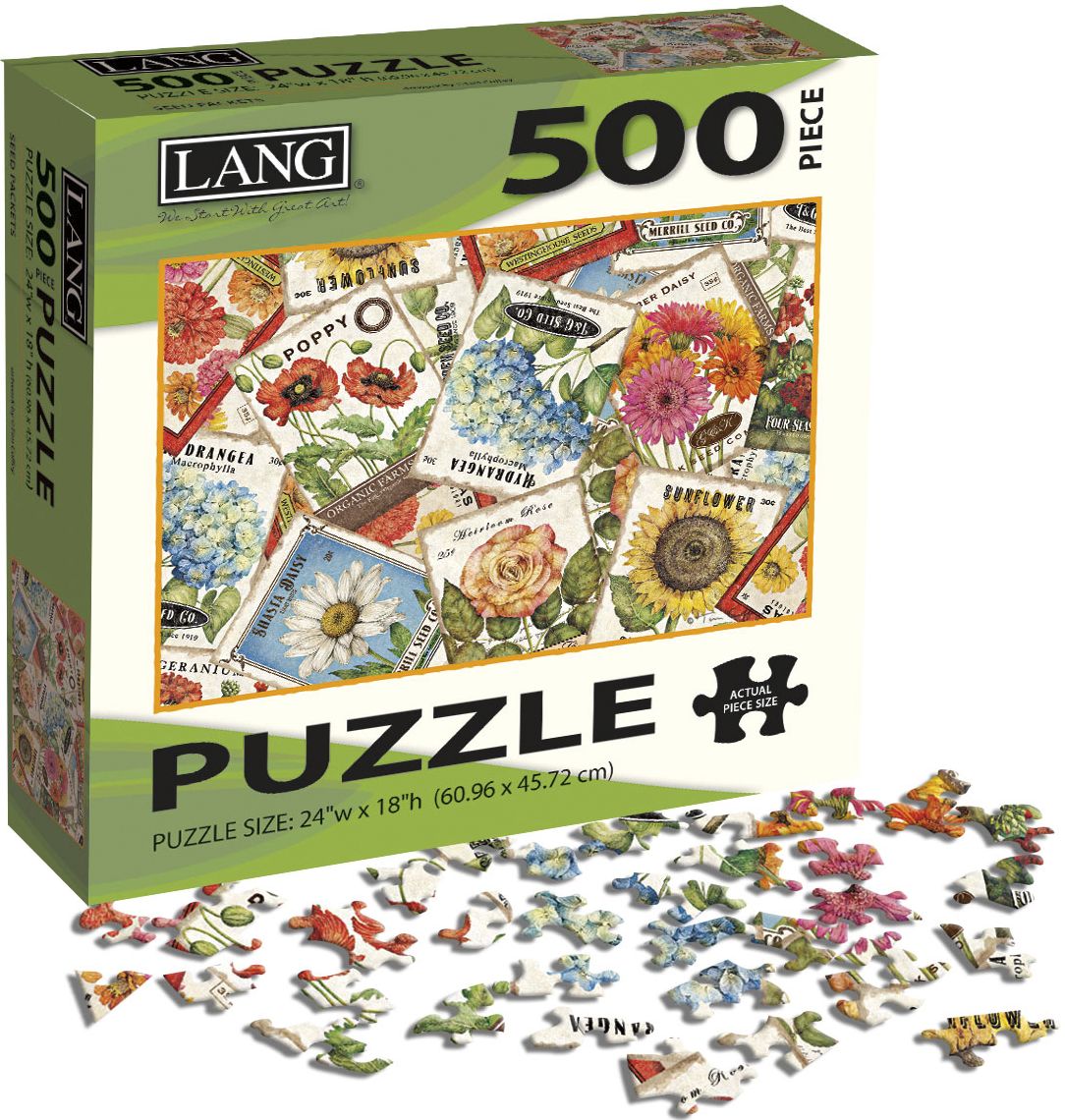 Seed Packets 500 Piece Puzzle