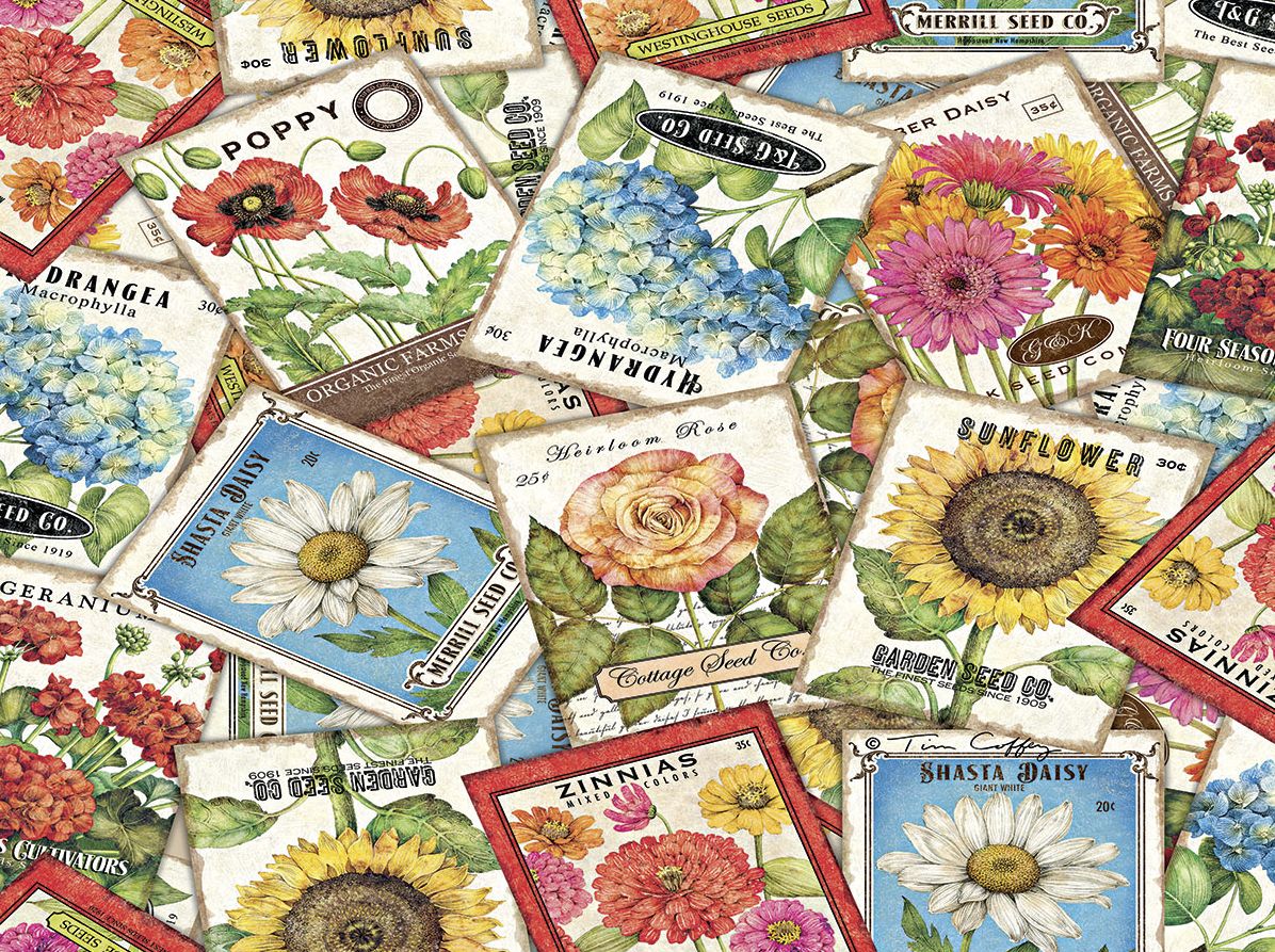 Seed Packets 500 Piece Puzzle