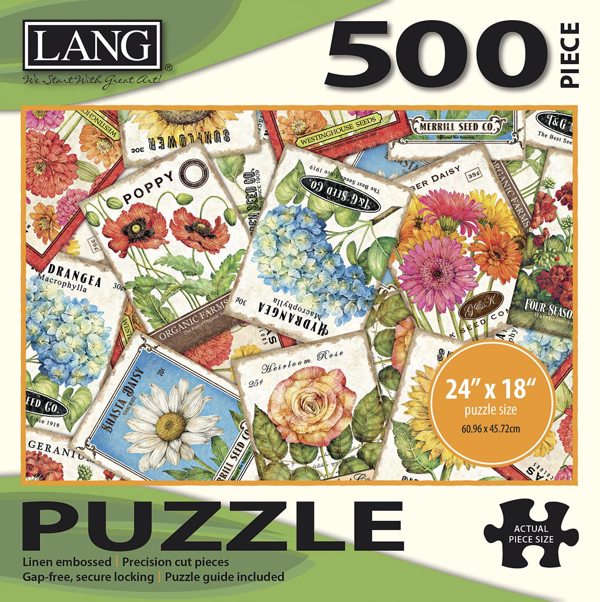 Seed Packets 500 Piece Puzzle