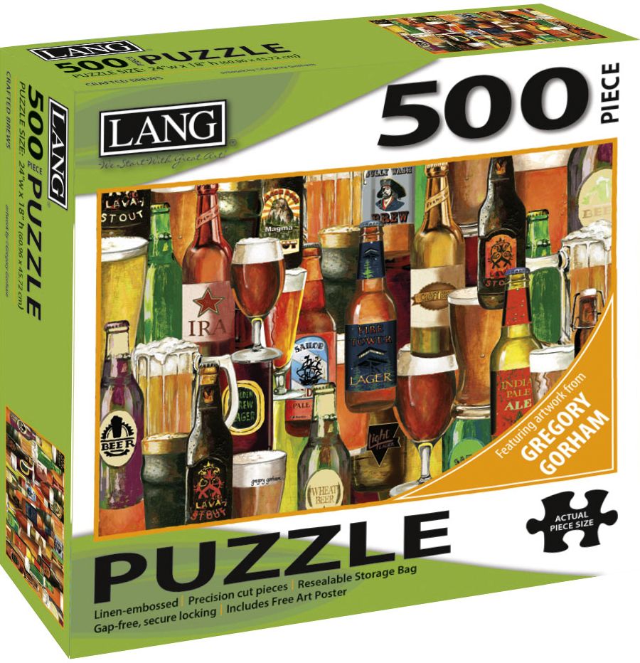 Wine & Beer by Gregory Gorham 500-Piece Puzzle